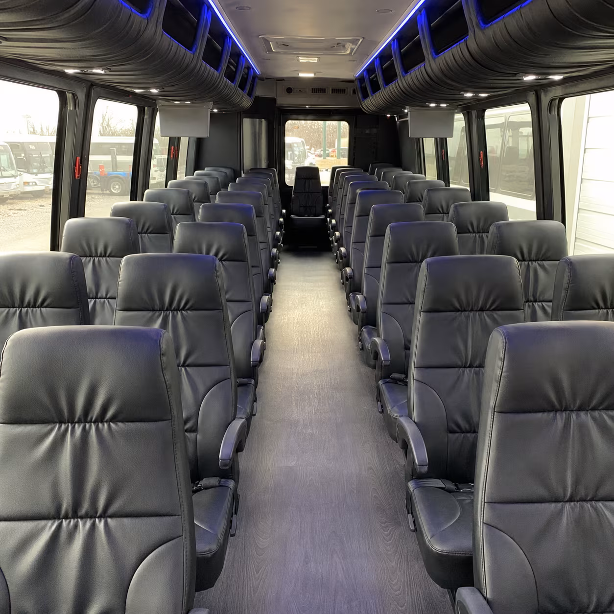 can i book a one way a round trip or a multi day package for a bus rental in stonecrest