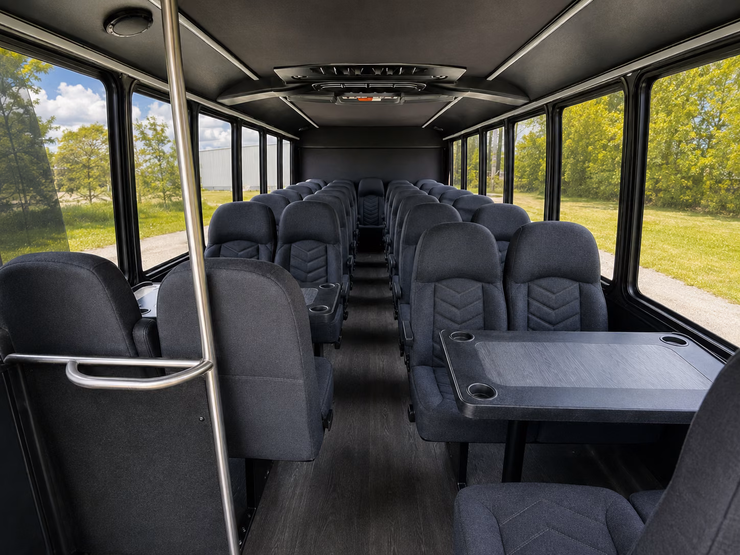stonecrest 15 passenger minibus inside