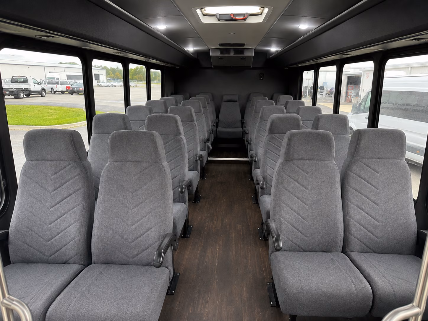 stonecrest 18 passenger minibus inside