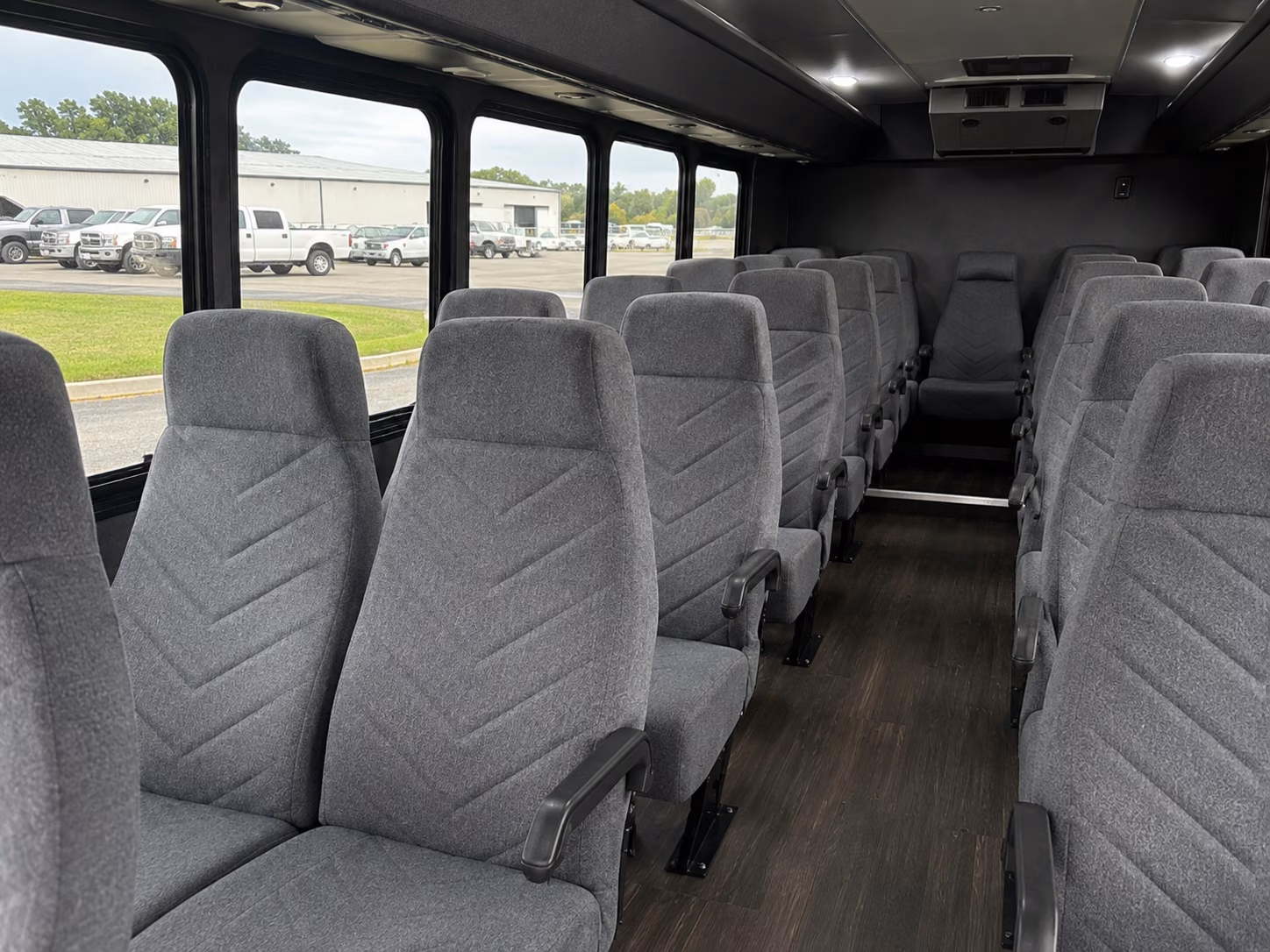 stonecrest 18 passenger minibus interior