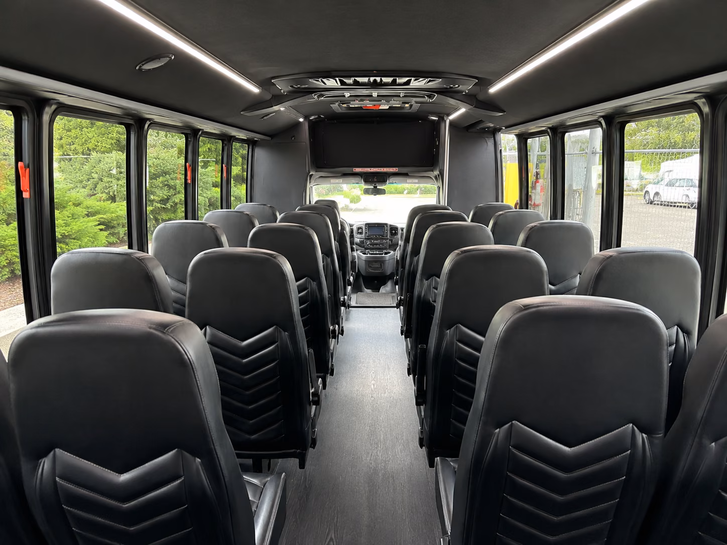stonecrest 20 passenger minibus interior