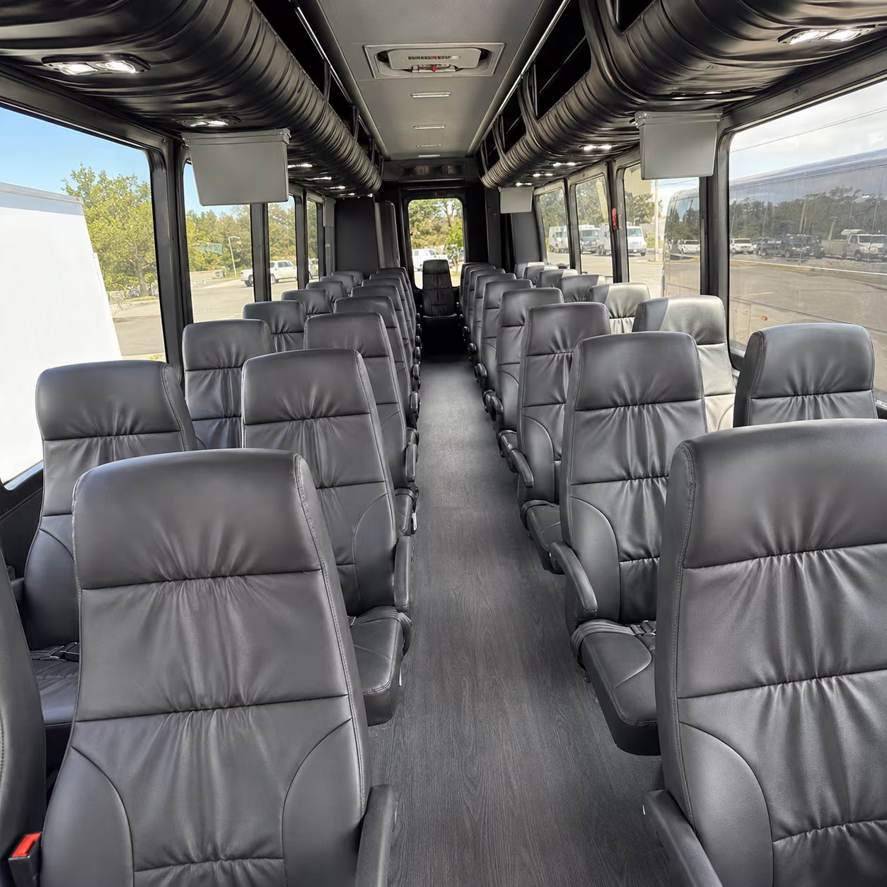 stonecrest 25 passenger minibus inside