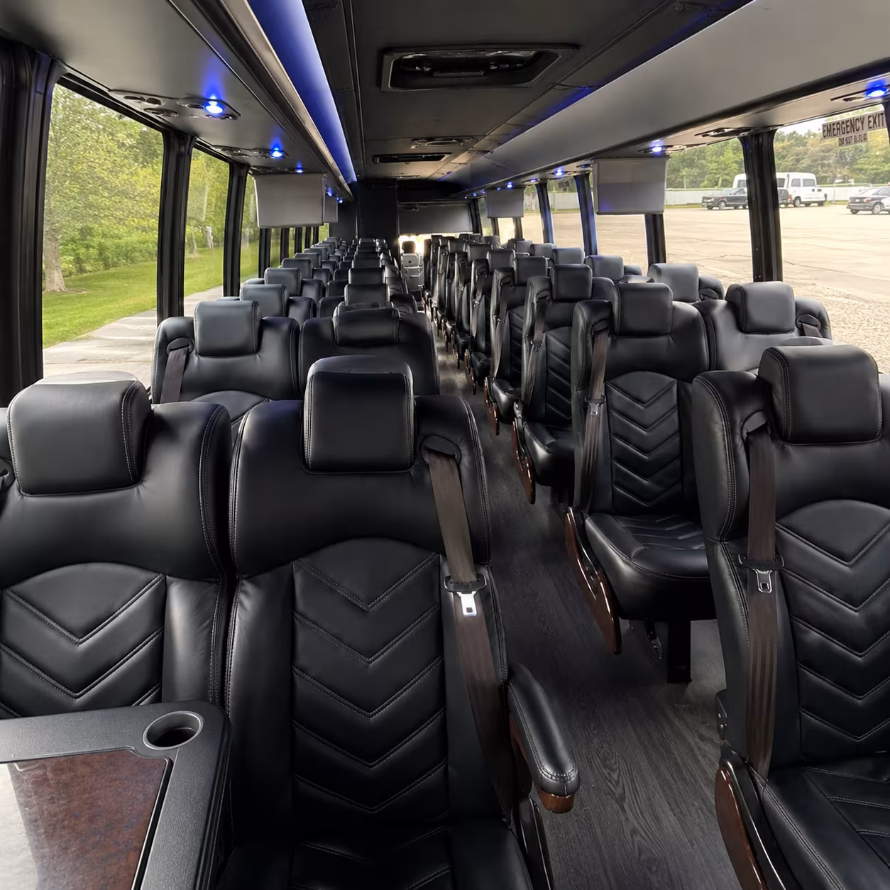 stonecrest 28 passenger minibus interior