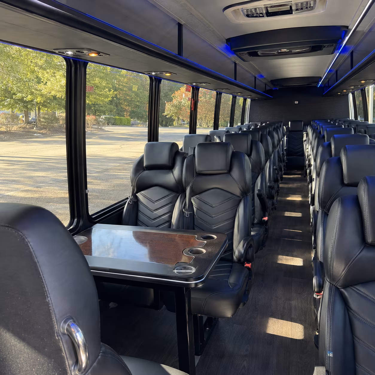 stonecrest 30 passenger minibus inside