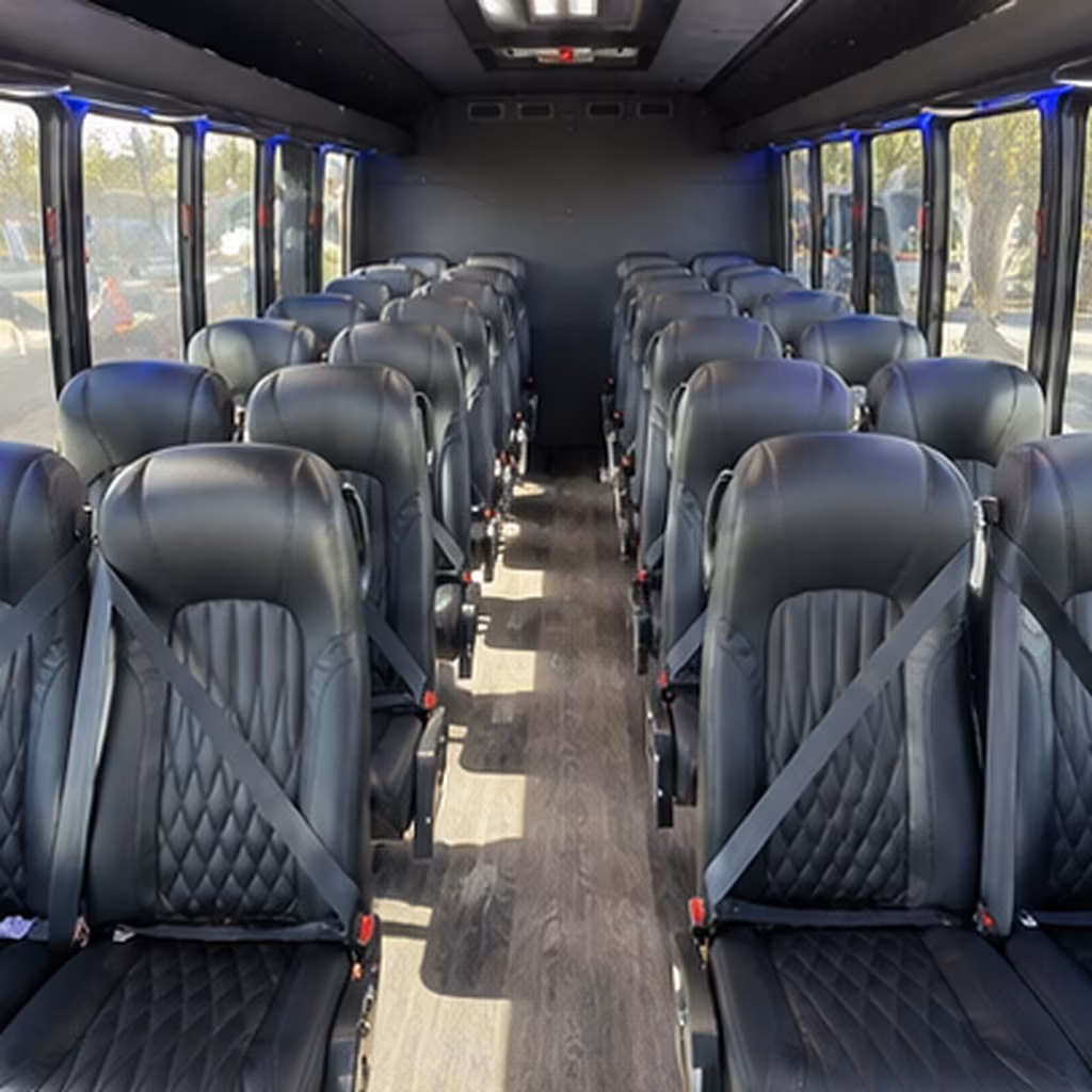 stonecrest 35 passenger minibus interior
