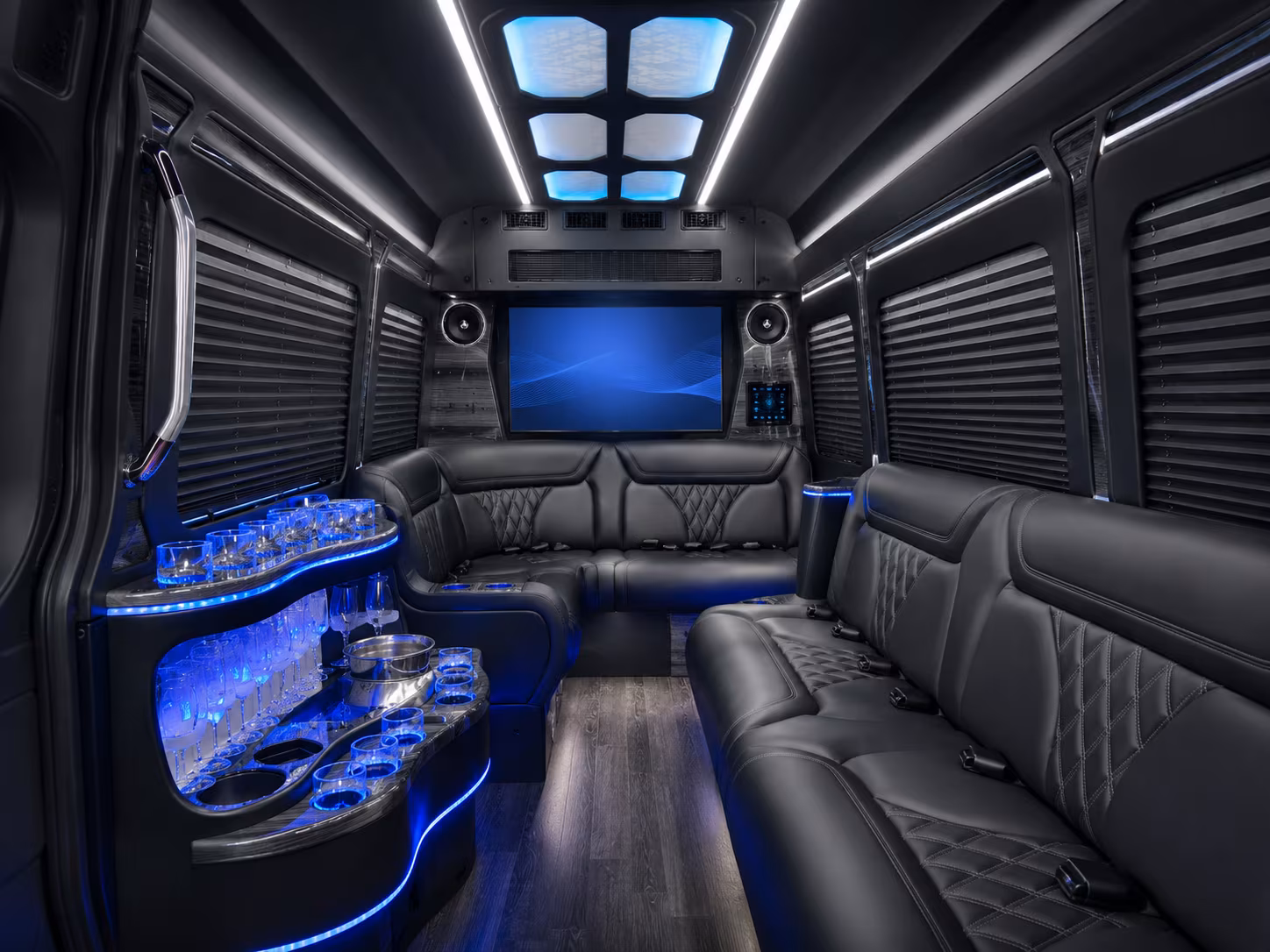 stonecrest sprinter limousine inside