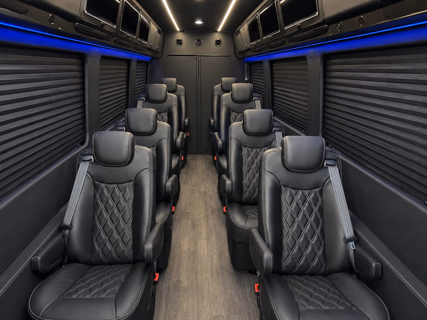 stonecrest sprinter van with driver inside